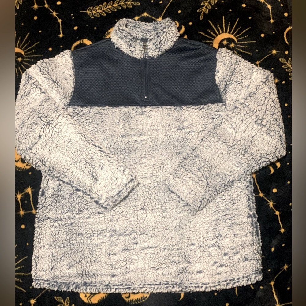 1/4 zip Sherpa jacket